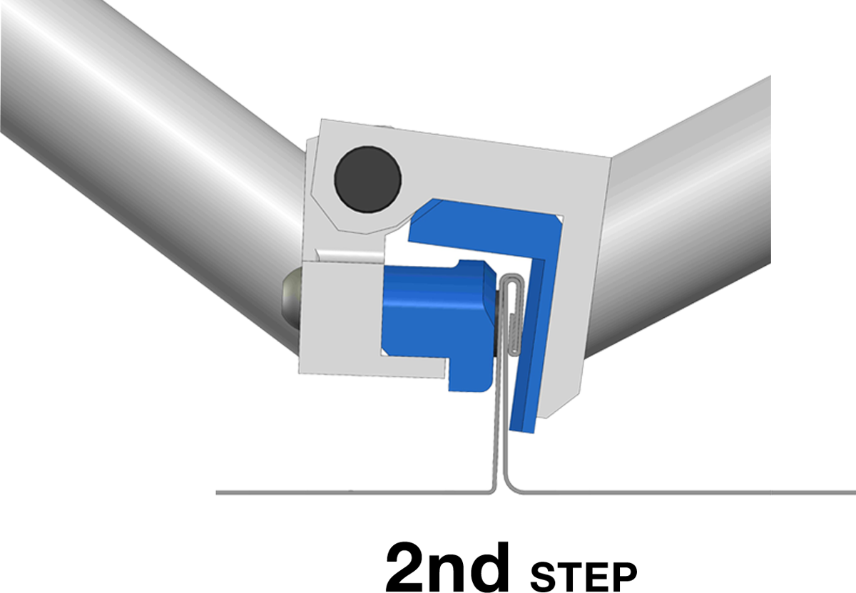 BUSCHMANN TOOLS Plastic Pliers (2-in-1-Handnahtgerät für Doppelstehfalz)