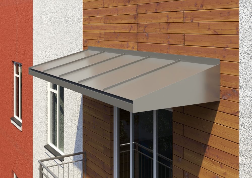 DESIGNTAK Lux Design Classic - 2500x350x955 - Zilver metallic RAL 9006 - Zilver spotlights