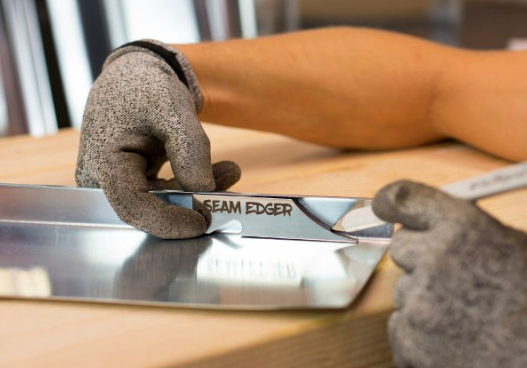 SEAM EDGER Schablone für die Traufenausführung rund