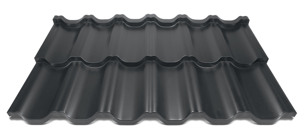 FINNERA Ruukki 40 Crown BT RR2H3 anthracite (1190x725mm=0.75m2)