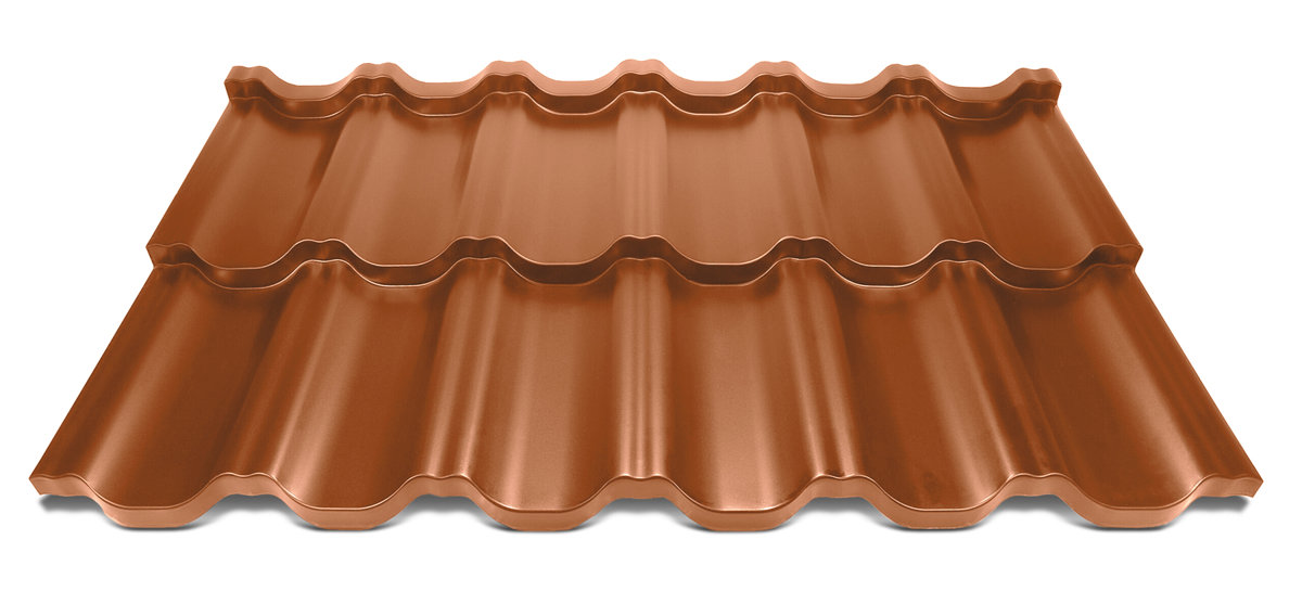 FINNERA Ruukki 40 Crown BT RR750 terracotta (1190x725mm=0.75m2)