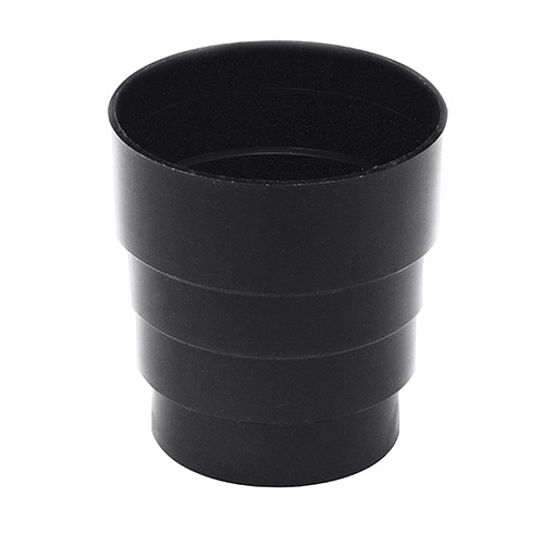 SIBA Réduction pour pare-feuilles noir Ral 9005 100mm
