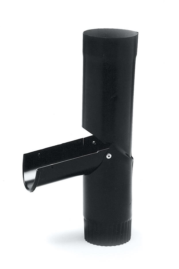 SIBA Regenrohrklappe anthrazit Ral 7021 90mm