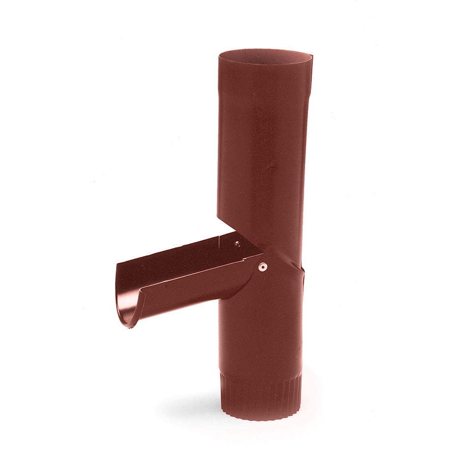 SIBA Regenrohrklappe rot Ral 3009 100mm