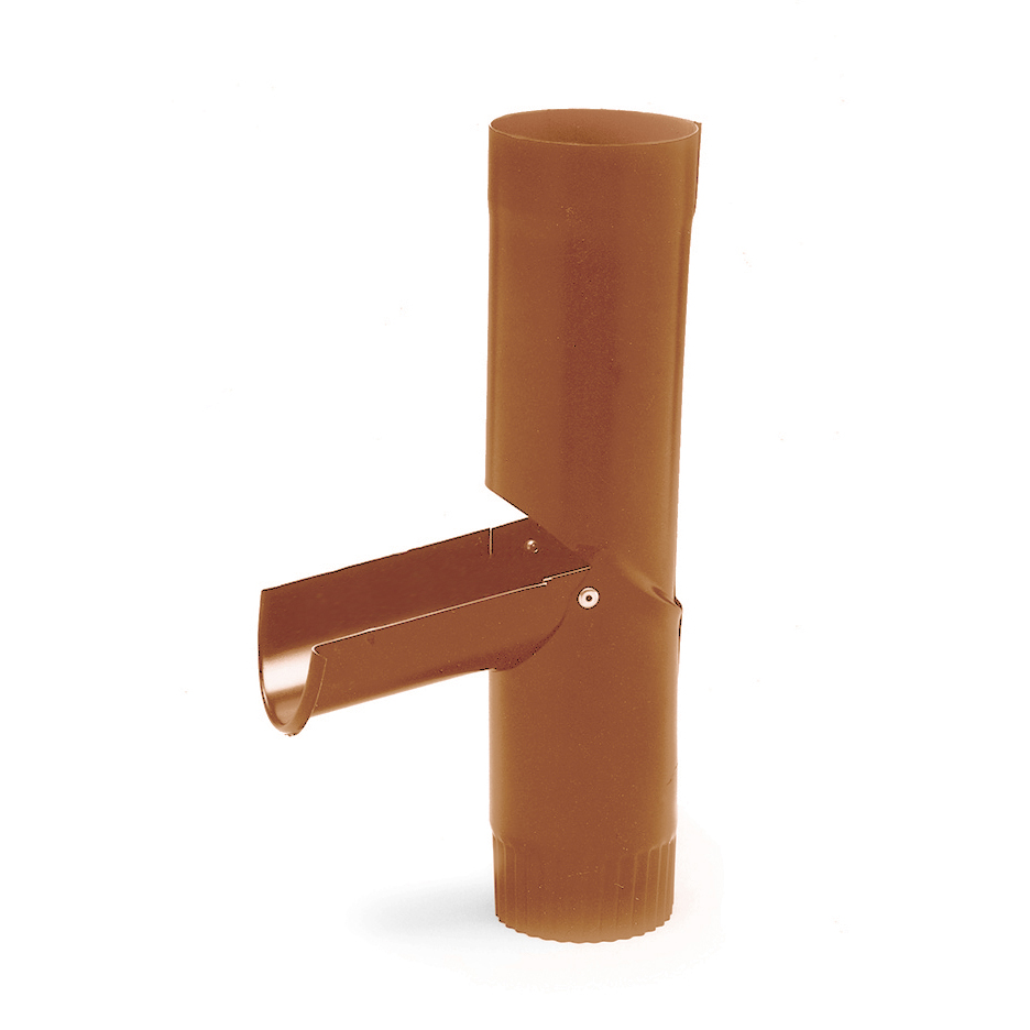 SIBA Regenrohrklappe ziegelrot Ral 8004 100mm