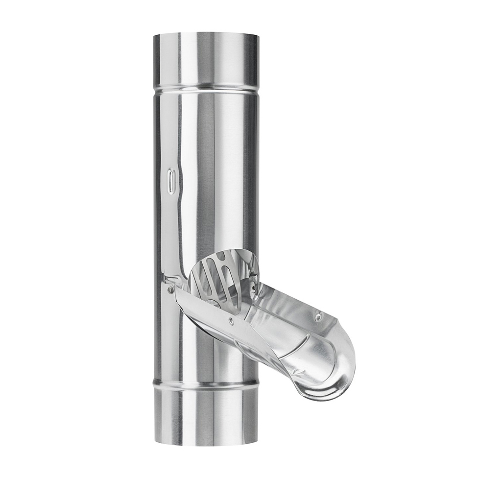 GRÖMO Récupérateur d'eau zinc rond 100 mm